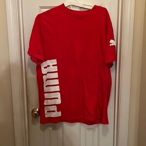 Red Puma Tee Shirt